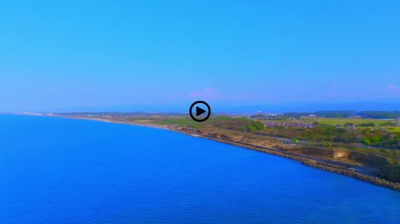 日本海と海岸線