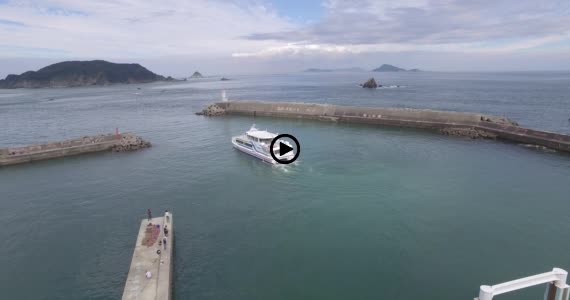 和具港を発つ高速船1-1