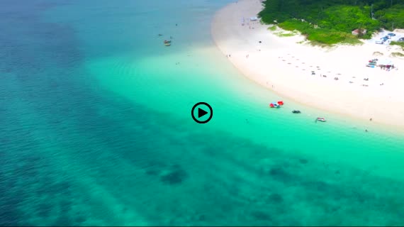 沖縄県宮古島にある東洋一美しい、与那覇前浜ビーチ(1-a)