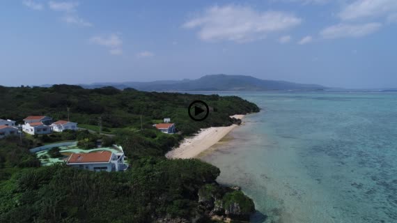 小浜島民家と海6-1